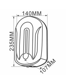 Folyékony szappan és fertőtlenítőszer automata adagoló 1,1l POP