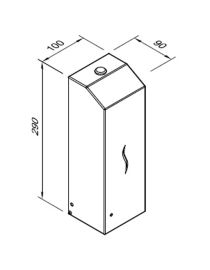 Automatikus szappan- és fertőtlenítőszer adagoló 1l HIT fekete