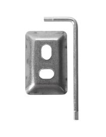 Fekete WC-papírtartó