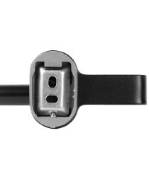 Fekete WC-papírtartó