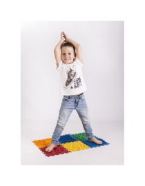 Ortopéd masszázsszőnyeg Puzzle Mix 6 elem