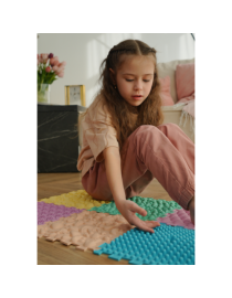 Masszázsmatrac Puzzle Mix Pastel 6 elem