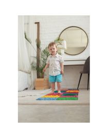 Ortopéd masszázsszőnyeg Puzzle "Mix" 8 elem