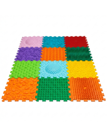 Ortek Mega Mix Puzzle masszázsszőnyeg, 12 darabos