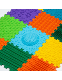 Ortek Mega Mix Puzzle masszázsszőnyeg, 12 darabos