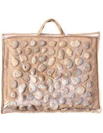 Masszázsszőnyeg természetes kövekkel Ortek SOFT 74x44cm