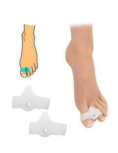 Hallux valgus korrektor ujjal és hüvelykujjal