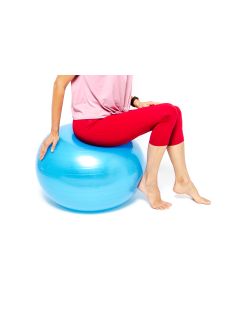 Fitness labda 65 cm kék pumpával