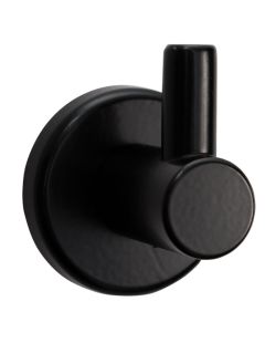 Egyszerű fogas "rhino" rozsdamentes acél matt fekete