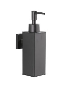 Sydney fekete fali, négyzet alakú szappanadagoló