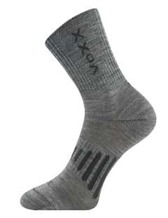 POWRIX merinó vékony zokni ezüstionokkal