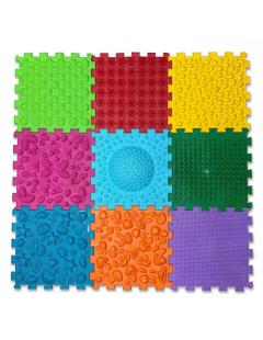 Masszázsmatrac Mix Puzzle 9 darabos