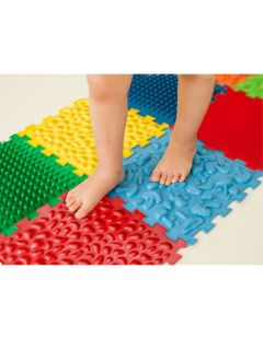 Ortopéd masszázsszőnyeg Puzzle Mix 10 elem