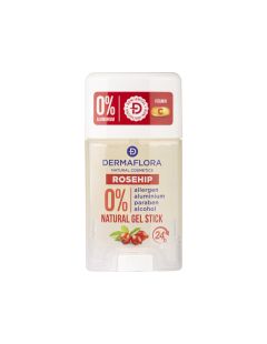 Dermaflora 0% gél dezodor 50ml csipkebogyóval