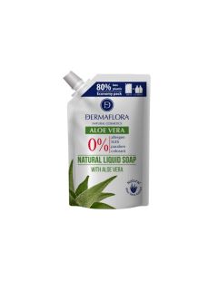 Dermaflora 0% folyékony szappan aloe verával 800ml - utántöltő