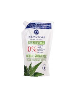 Dermaflora 0% tusfürdő aloe verával 500ml - utántöltő