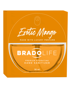Bradolife Prémium Hidratáló Kézfertőtlenítő 30 ml Egzotikus Mangó