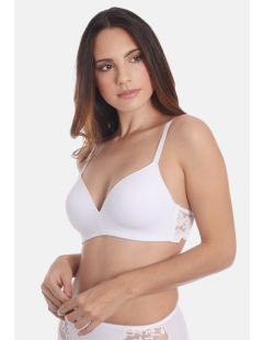 Klasszikus csipke merevítős melltartó