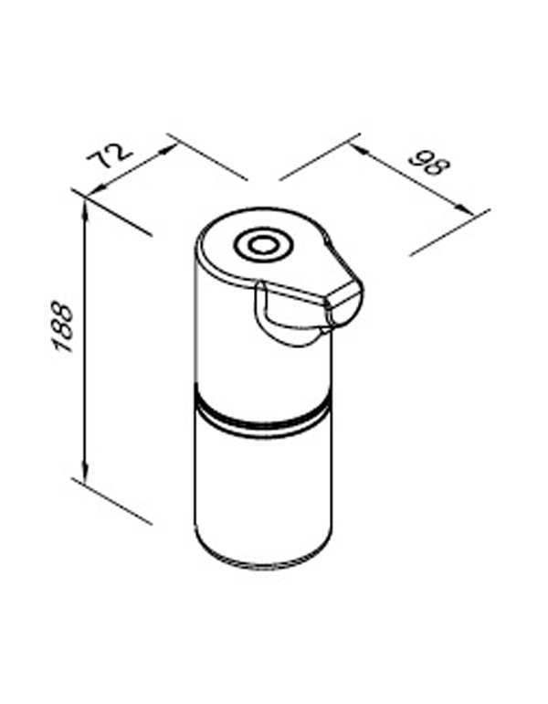 Automata fertőtlenítőszer adagoló 350 ml