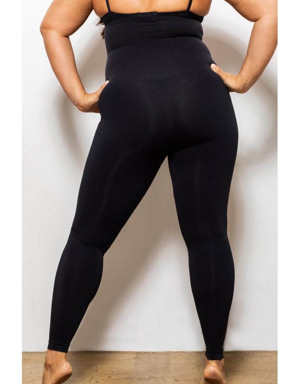 Anticellulit formáló leggings magas derékkal - &quot;XL&quot; méretben