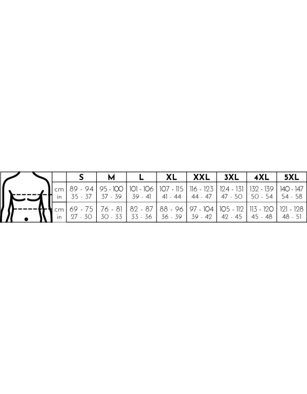Férfi formázó felső - &quot;XL&quot; méret