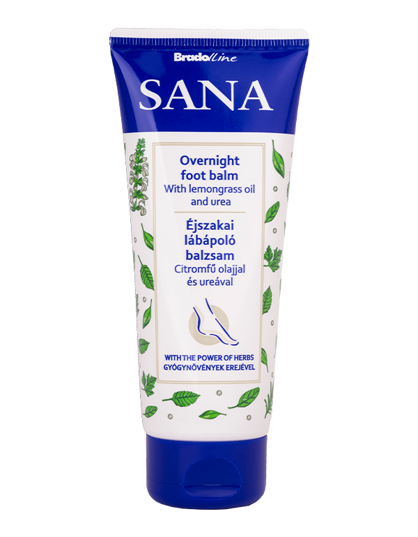 Sana éjszakai lábbalzsam citromfűolajjal és karbamiddal 100 ml