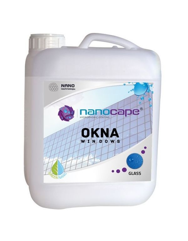 Nanotechnológia - Hidrofób bevonat ablakokhoz, Nanocape® Windows 5l