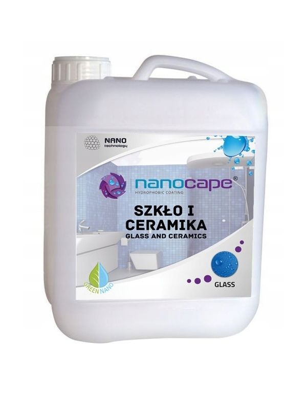 Nanotechnológia - Hidrofób bevonat üveghez és kerámiához, Nanocape® Glass &amp; Ceramics 5l