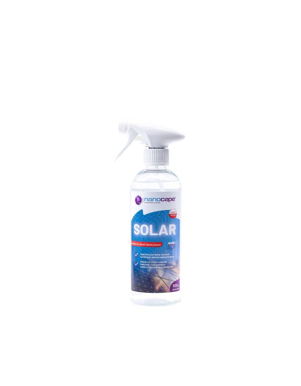 Nanotechnológia - Hidrofób bevonat napelemekhez, Nanocape® Solar 1l