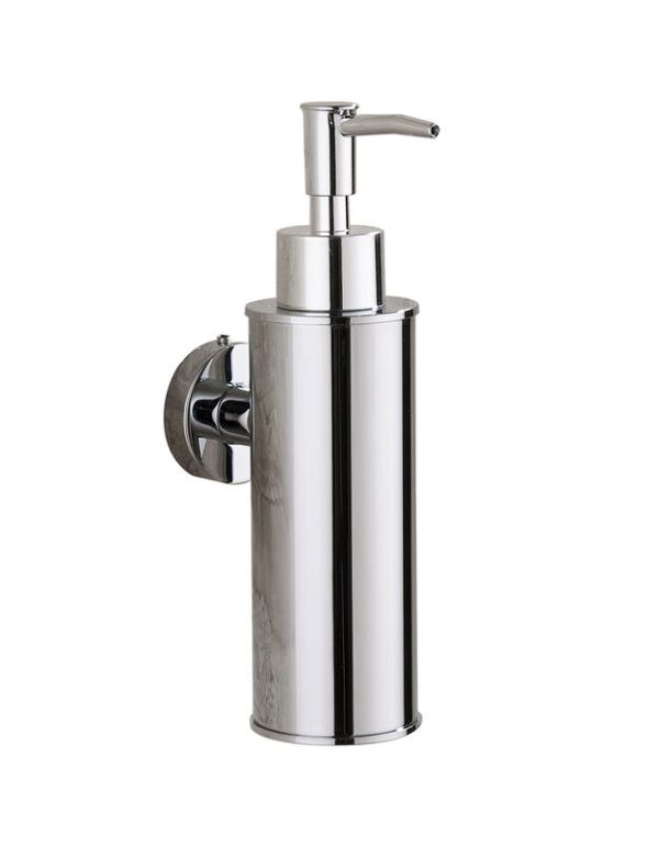 Kerek, falra szerelhető szappanadagoló Sydney króm