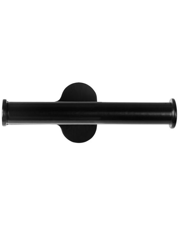 Fekete WC-papírtartó