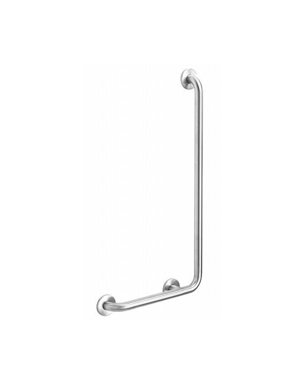 Matt téglalap alakú rozsdamentes acél korlát mozgáskorlátozottak számára 7/5 jobb 90°