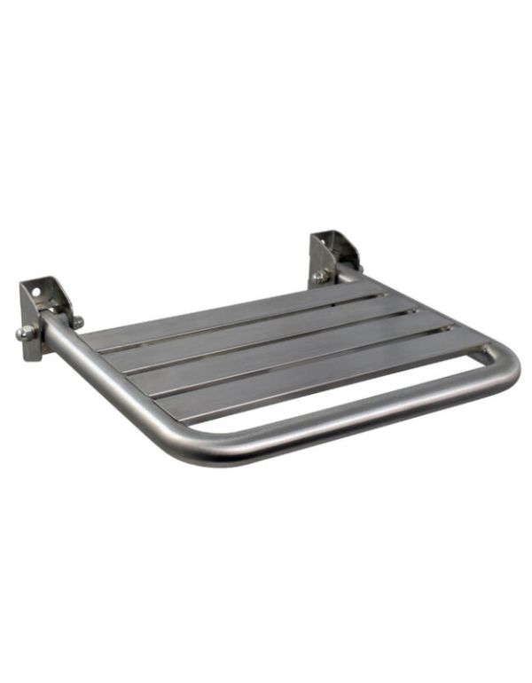 Összecsukható zuhanyülőke szálcsiszolt rozsdamentes acélból