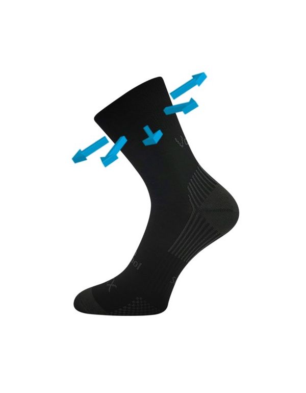 Vékony merinó zokni OPTIMUS ezüstionokkal