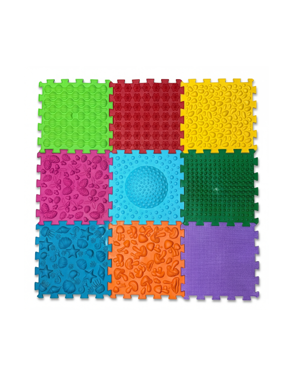 Masszázsmatrac Mix Puzzle 9 darabos
