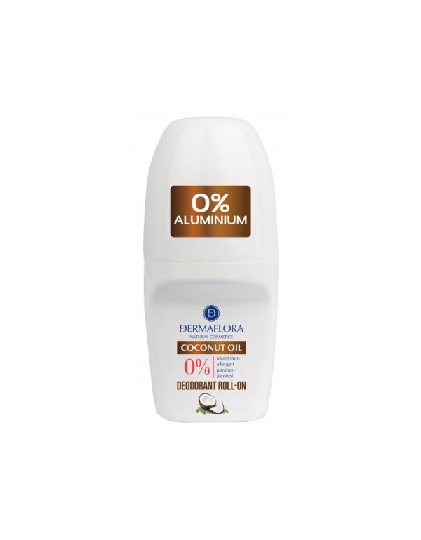 Dermaflora 0% roll-on dezodor 50 ml kókuszolajjal