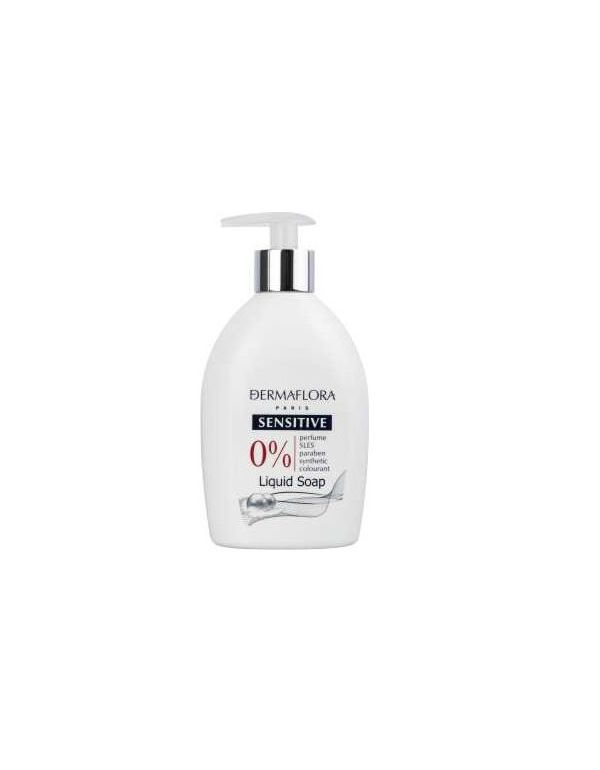 Dermaflora 0% folyékony szappan 400ml illatmentes érzékeny bőrre