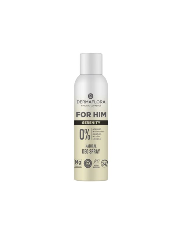 Dermaflora 0% dezodor spray férfiaknak 150 ml Serenity