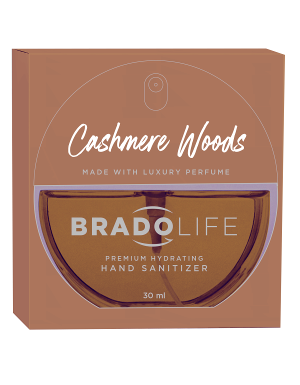 Bradolife Prémium Hidratáló Kézfertőtlenítő 30 ml Kasmírfa