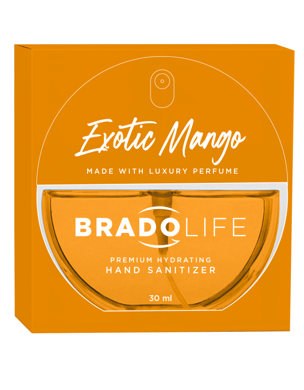 Bradolife Prémium Hidratáló Kézfertőtlenítő 30 ml Egzotikus Mangó