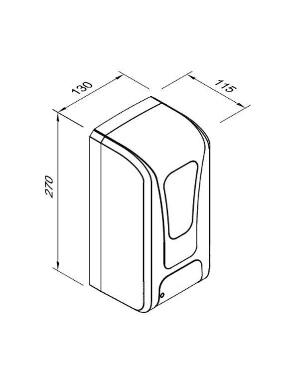 Automatikus érintésmentes habszappan adagoló MED