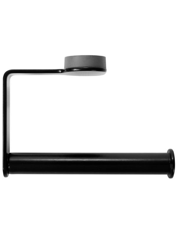 Fekete WC-papírtartó