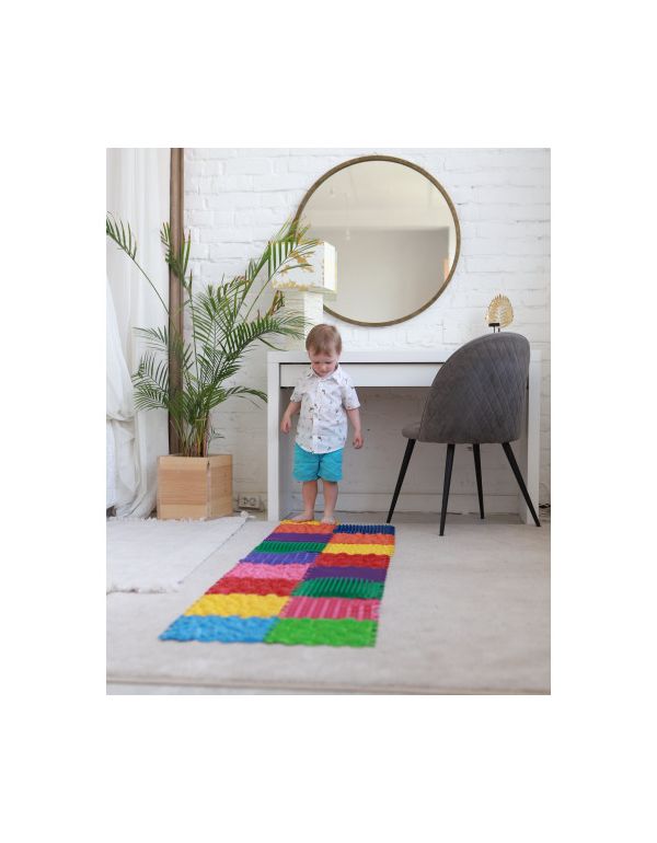 Szenzoros szőnyeg Puzzle "Mega Mix" 18 elem