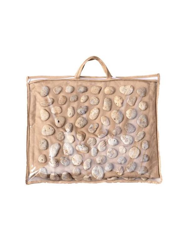 Masszázsszőnyeg természetes kövekkel Ortek SOFT 74x44cm