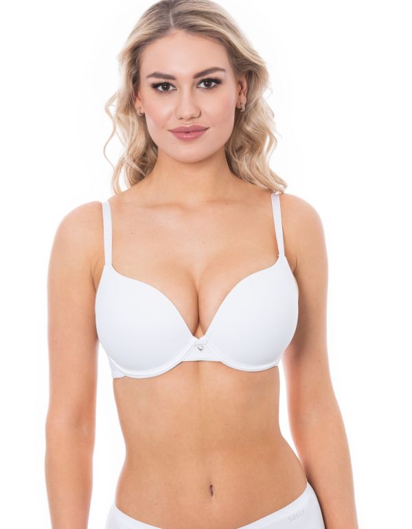 Klasszikus megjelenésű push-up melltartó